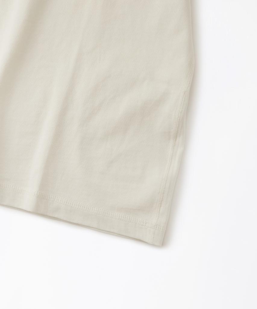 OUTSTANDING Henley Neck Half Sleeve Tee_Off White