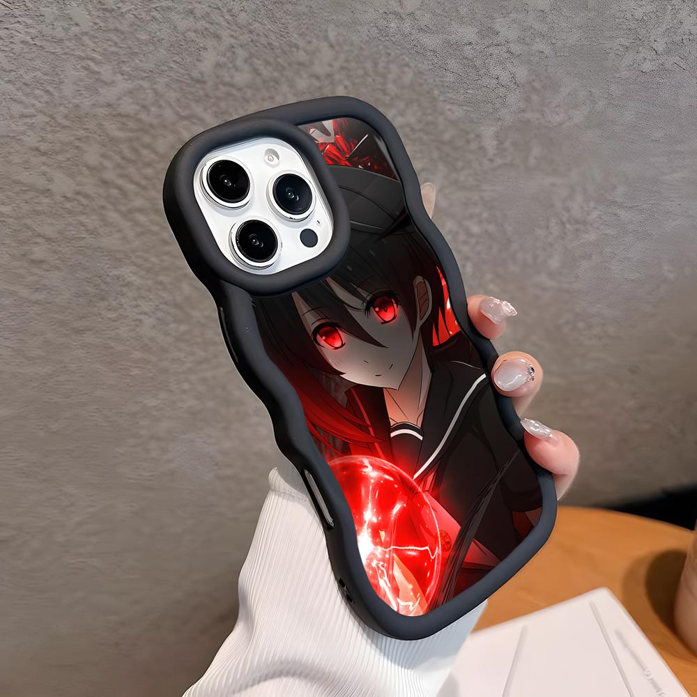 Akame Kurome Wavy Edge TPU Handyhülle für iPhone 17 16 15 14 13 12 11 Air Pro Max Plus Bunte Hülle