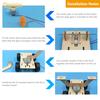 Kids DIY Assembly Solar Power Moon Rover Robot Toy