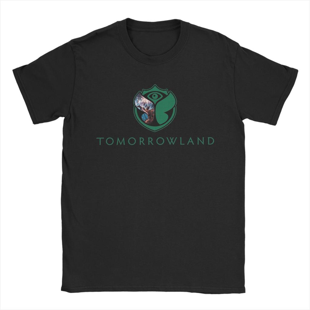 Men's T Shirt Tomorrowland Belgium 2025 Festival Trip T-Shirts Magical Futuristic Festival Logo Summer Tee Shirt Cotton Tops