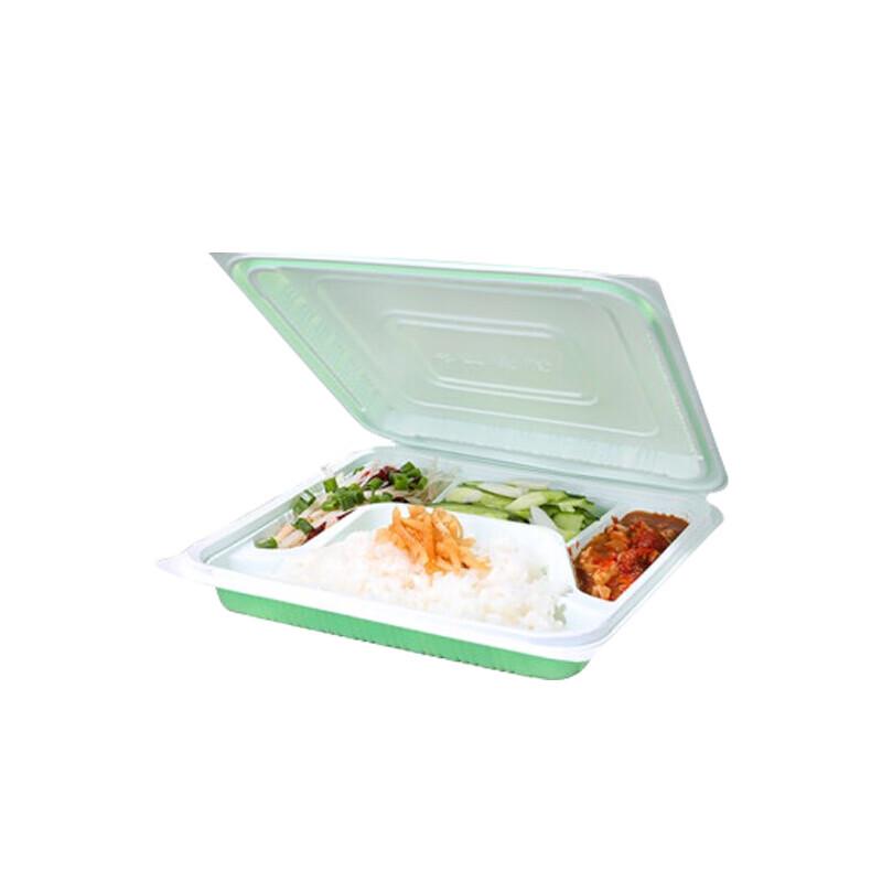 Disposable 4-Compartment Meal Prep Containers