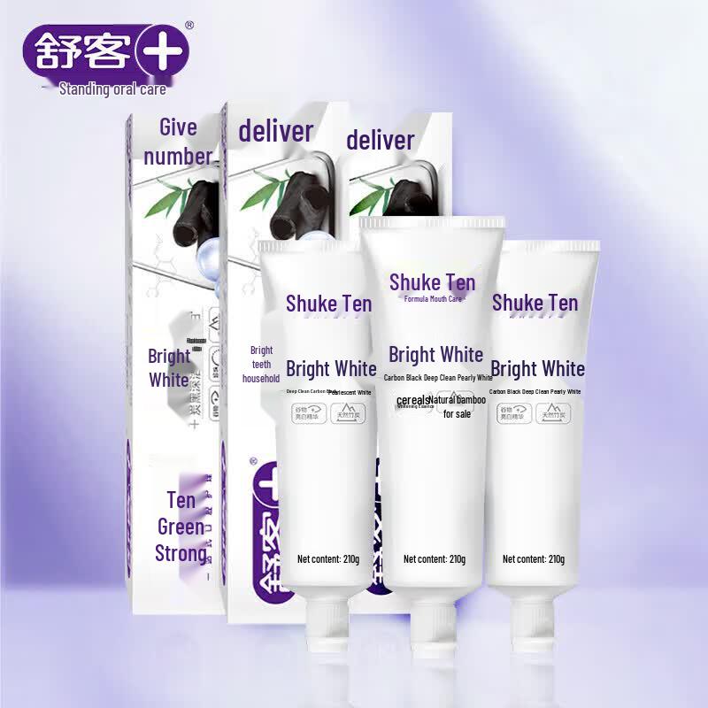 Shuke Bamboo Charcoal & Pearl Whitening Toothpaste