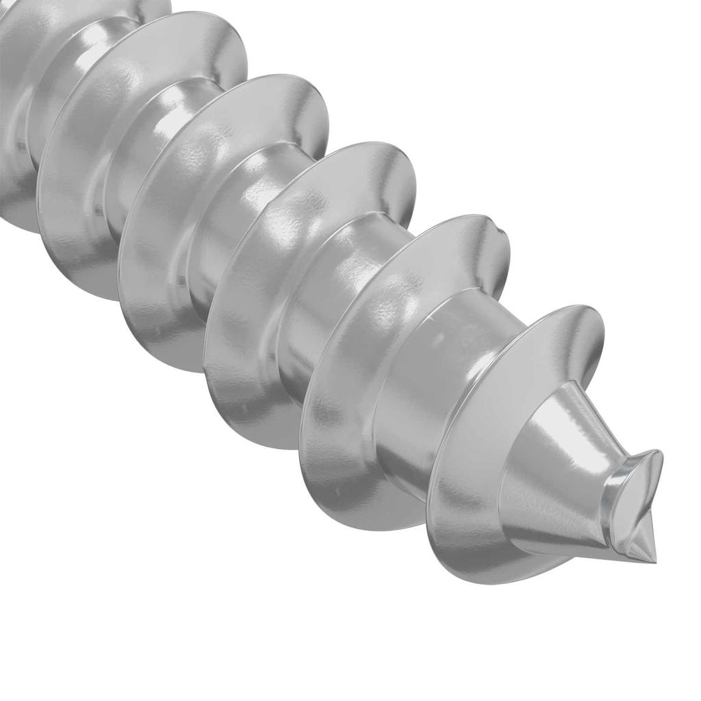 Wood Screws 12 Pcs Silver M6 X 70 Mm Steel