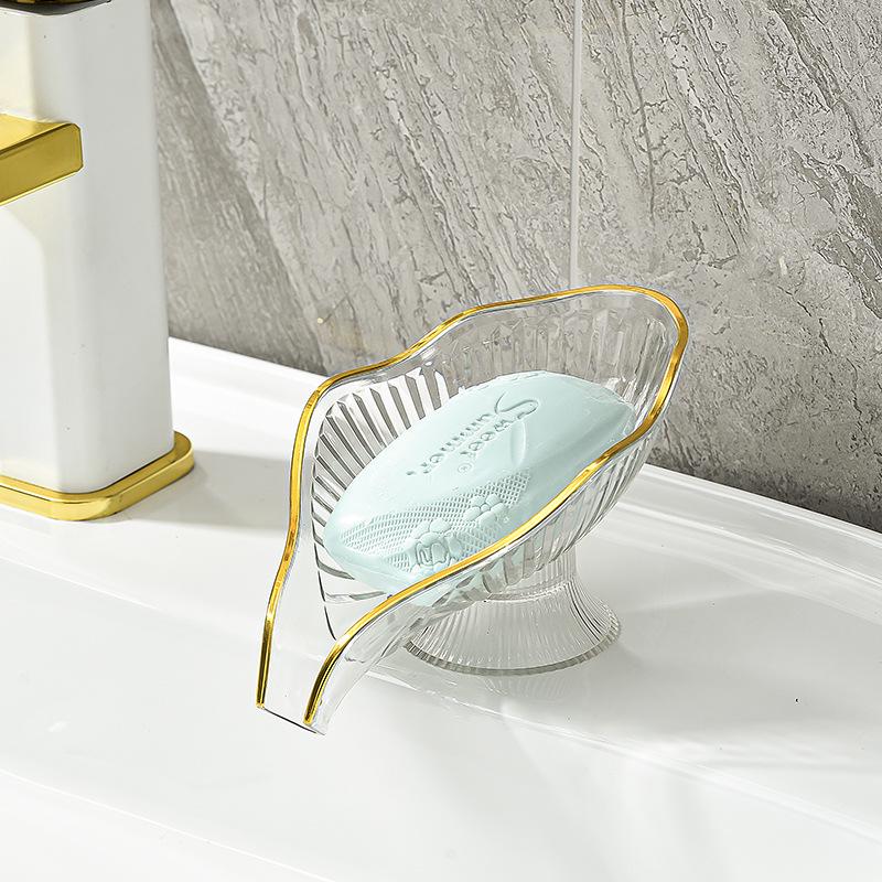 Nordic Style Draining Soap Dish - Bathroom Creative No-Water Storage Rack
