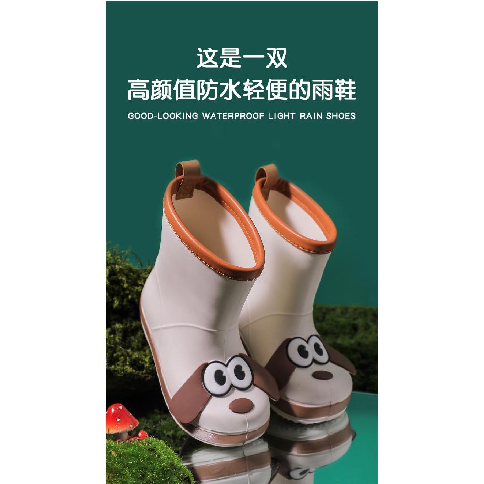 Children's Rain Boots Boys Girls New Kindergarten Baby Water Shoes Waterproof Non-Slip Outdoor Wear Toddler Rain Boots