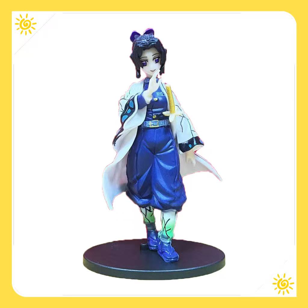@ Anime Demon Slayer Kimetsu no Yaiba Figure Nezuko Tanjirou Mitsuri Shinobu Zenitsu Kyoujurou Action Figural Model Toy Gifts