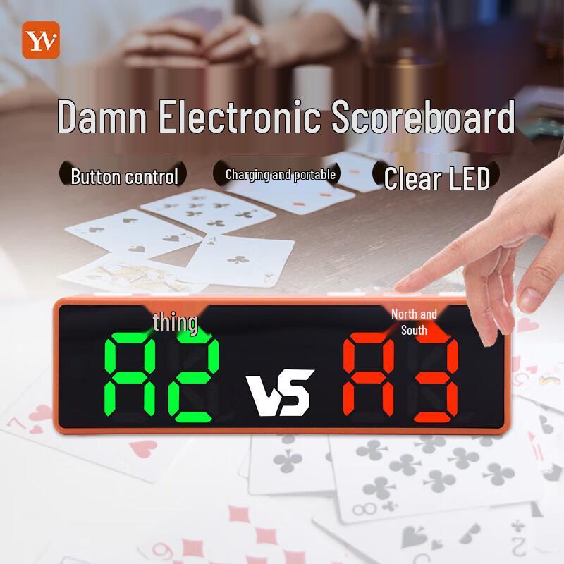 YZ Guandan Poker Game LED Electronic Scoreboard