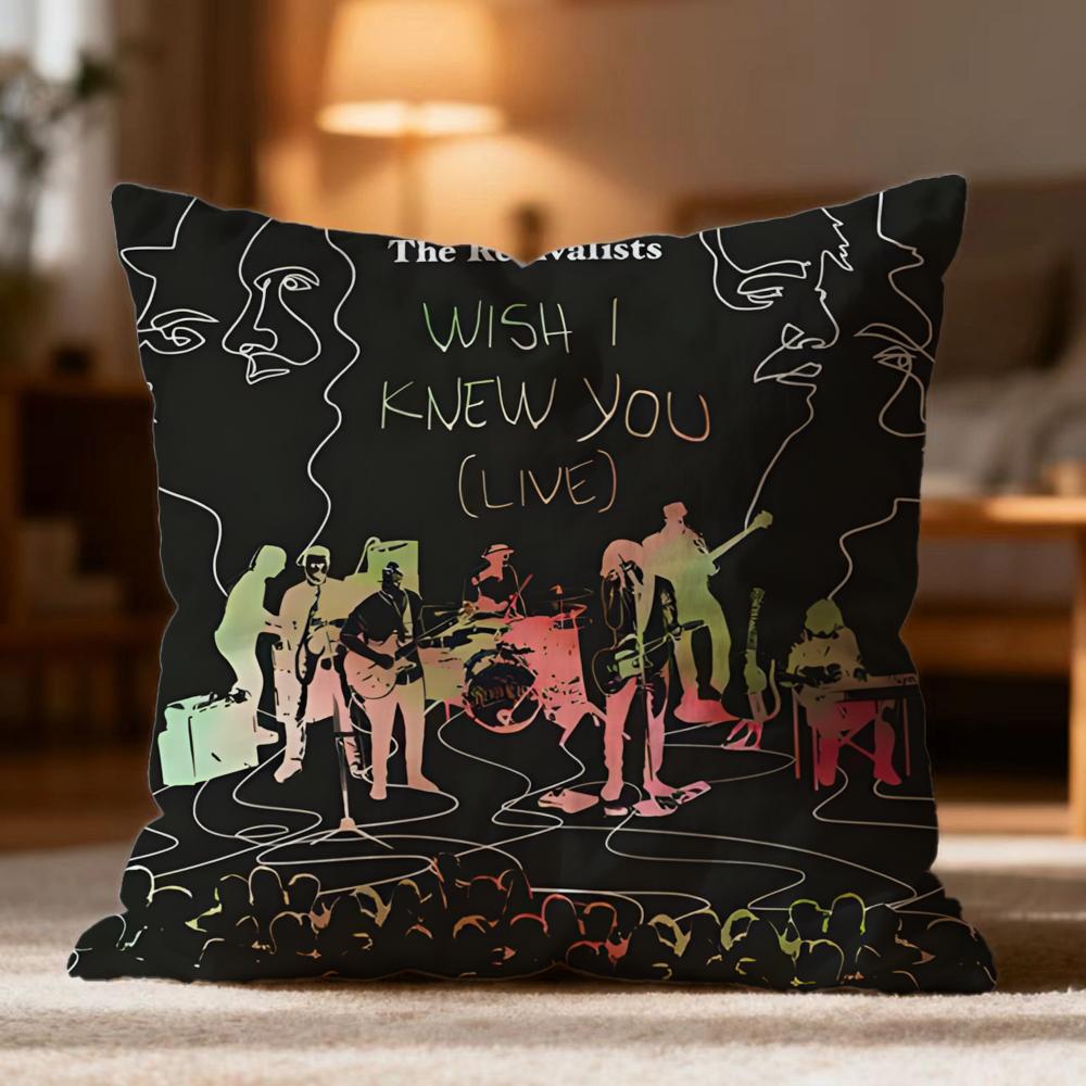 Fashion T-TThe Revivalists Cushion Cover Soft Washable Pillow Case Multi-Scene for Couch Bed Travel Office Use