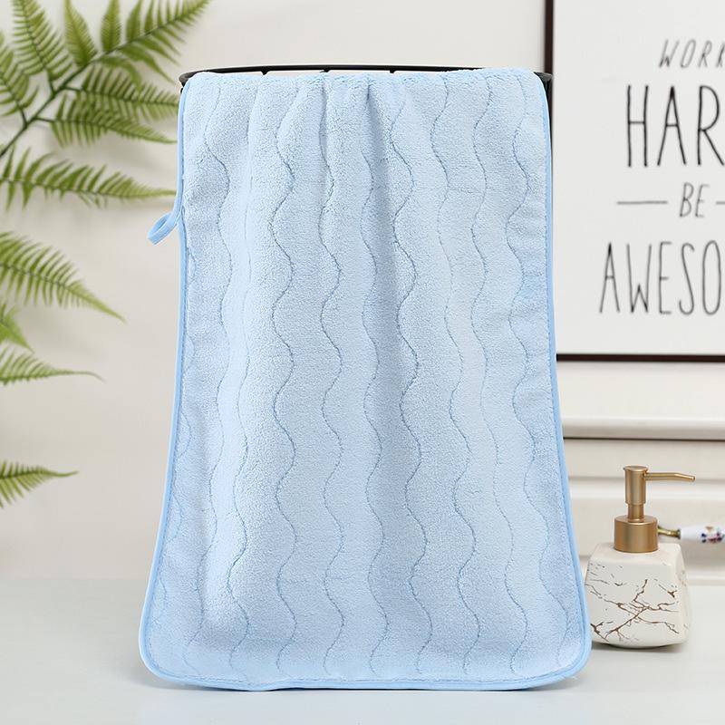 Thick Coral Fleece Face Towel - Soft, Absorbent & Quick-Drying for Couples