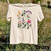 Vintage Botanical Field Guide Shirt, Medicinal Herbs Graphic Tee, Cottagecore Wildflower Comfort Colors Top, Witchy Plant Lover Gift