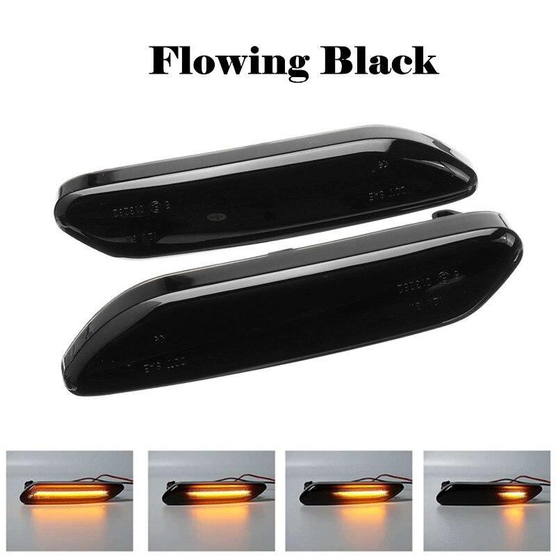 2 Stücke Normale/Dynamische Blinker LED Seitenmarkierungsleuchte 12V Seitenblinkerleuchte Panelleuchte Für BMW Mini Cooper R60 R61