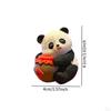 Decorative Panda Figurine for Table, Car Dashboard, Small Statuette, Centerpiece, Mantelpiece