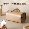 Portable Cosmetic Bag,Large Capacity,Waterproof Travel Makeup Organizer with Detachable Interior Pockets