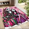 1Pc Christmas Nightmare Before Christmas Carpet Rug Soft Washable Antislip Home Living Room Sofa Mats Personalized Christmas Rug
