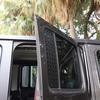 Rear Door Window Glass Cover Strip Trim Protect Kit For Jeep Wrangler JL 2018-22