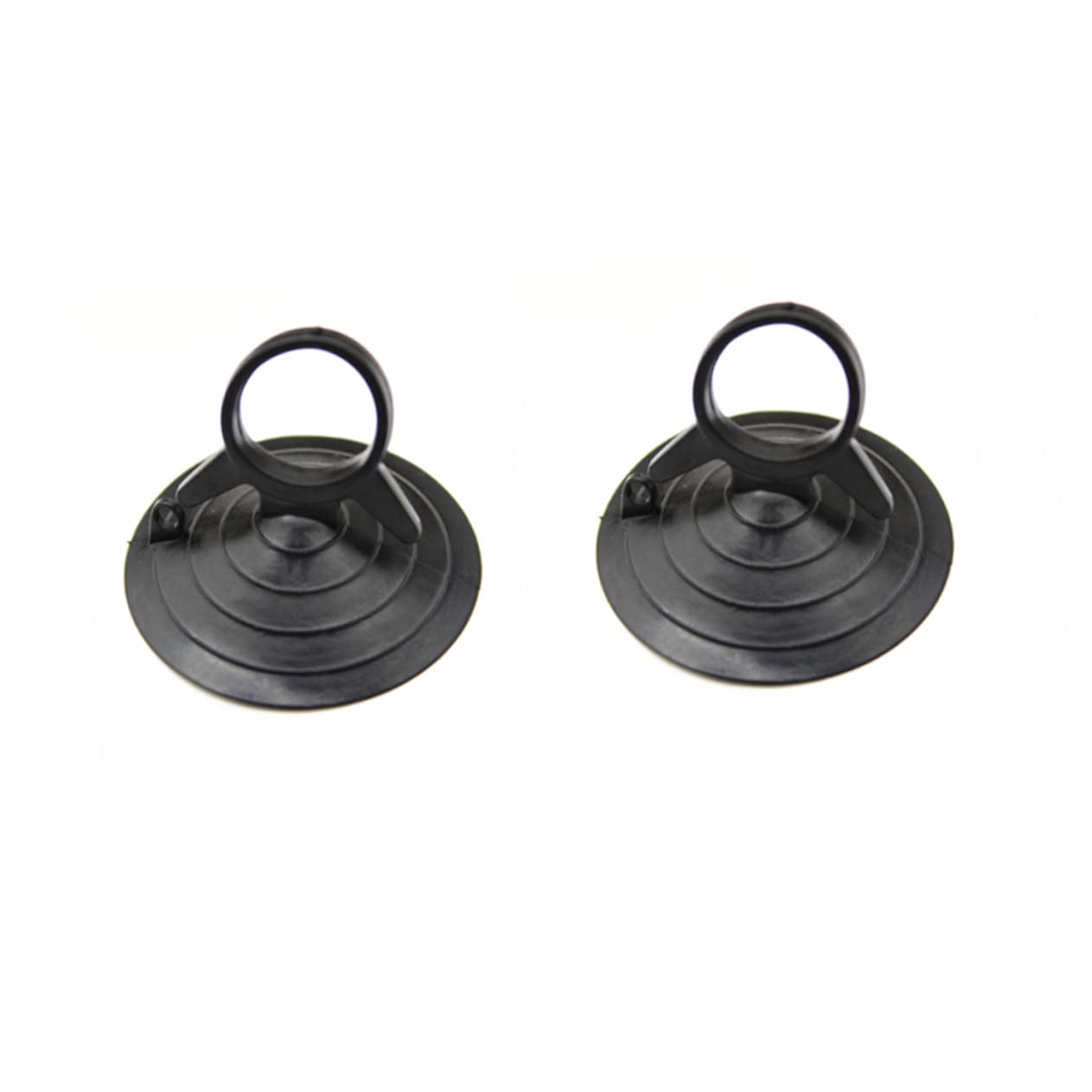 

VINTORKY 4 шт. Солнцезащитный козырек на присосках, Держатель для штор на присосках, Солнцезащитный козырек на лобовое стекло автомобиля 4.5*4.5cm чёрный