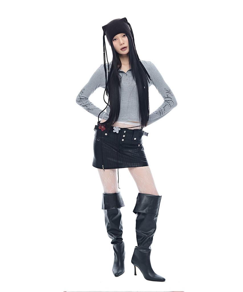 HALF DEVIL US Flow Strap Beanie_Black