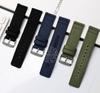 WatchBand for Hamilton Khaki Field H70605731 H70605993 Seiko Sports Watch Strap 18mm 20mm 22mm Army Green Nylon Canvas Bracelet