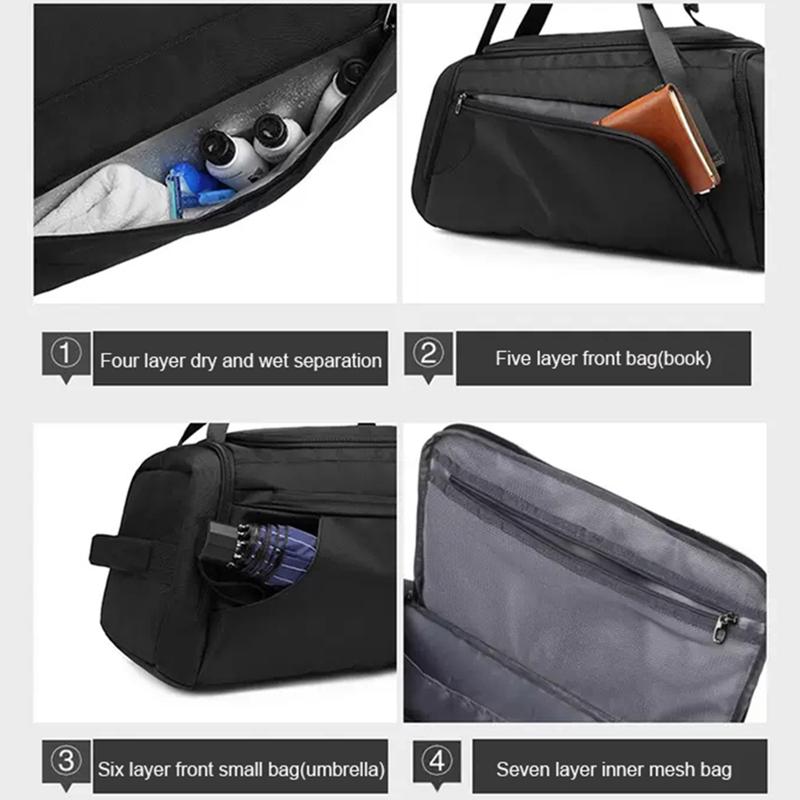 Travel Bags Luggage Oxford Duffle Bag Men Luxury Gym Handbag Waterproof Weekend Bag Large Capacity Multifunction Shoulder Bag