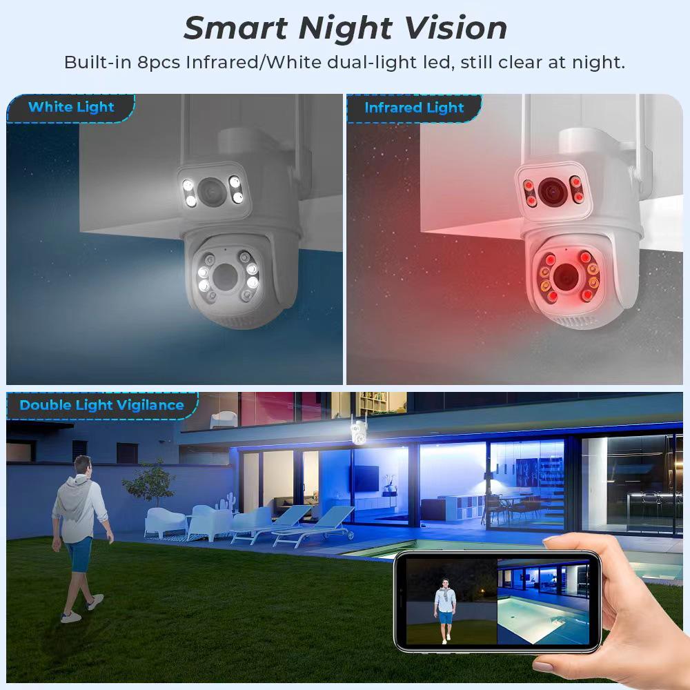 Icsee Wireless HD Color Night Vision Outdoor Surveillance Camera