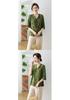 2026 Stylish Seven-Point Sleeve Summer Shirt for Middle-Aged Women