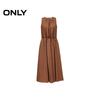 ONLY 2025 Autumn Elegant Beaded Belt Sleeveless Midi Dress