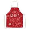 Linen Merry Christmas Apron Christmas Decorations for Home Kitchen Accessories 2025 Christmas Natal Navidad 2025 New Year Gifts