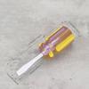 Mini Dual-purpose Small Screwdriver Dual-purpose Matching Cross Shaped Radish Head Short Fat Single Use Transparent Screwdriver