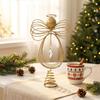 Angel Christmas Tree Top Star Ornament, Christmas Scene Arrangement Christmas Tree Decoration Tree Top Star