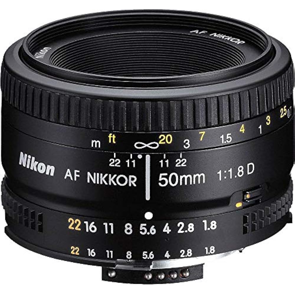 Nikon Single Focus Lens Ai AF Nikkor 50mm F1.8D Full Size Compatible