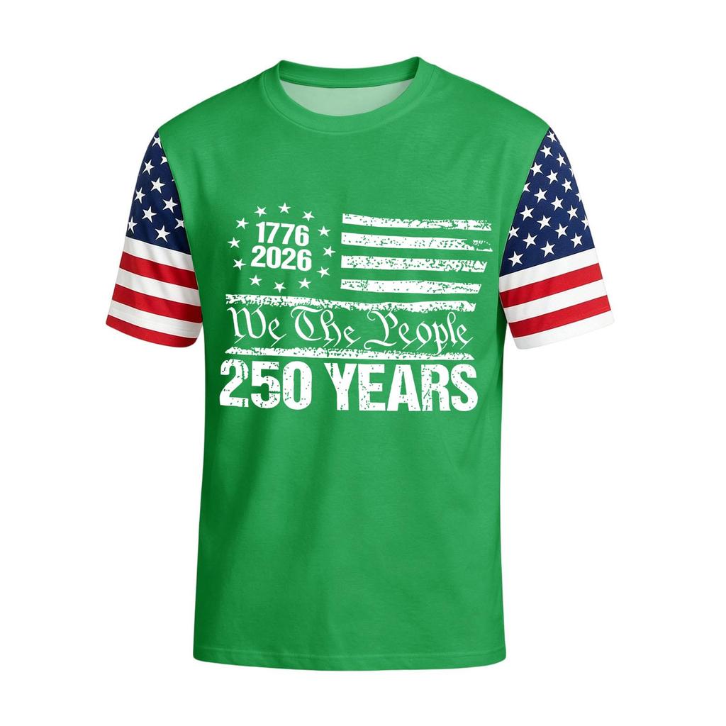 Men's Casual Round Neck Lightweight Breathable Short-Sleeve Top