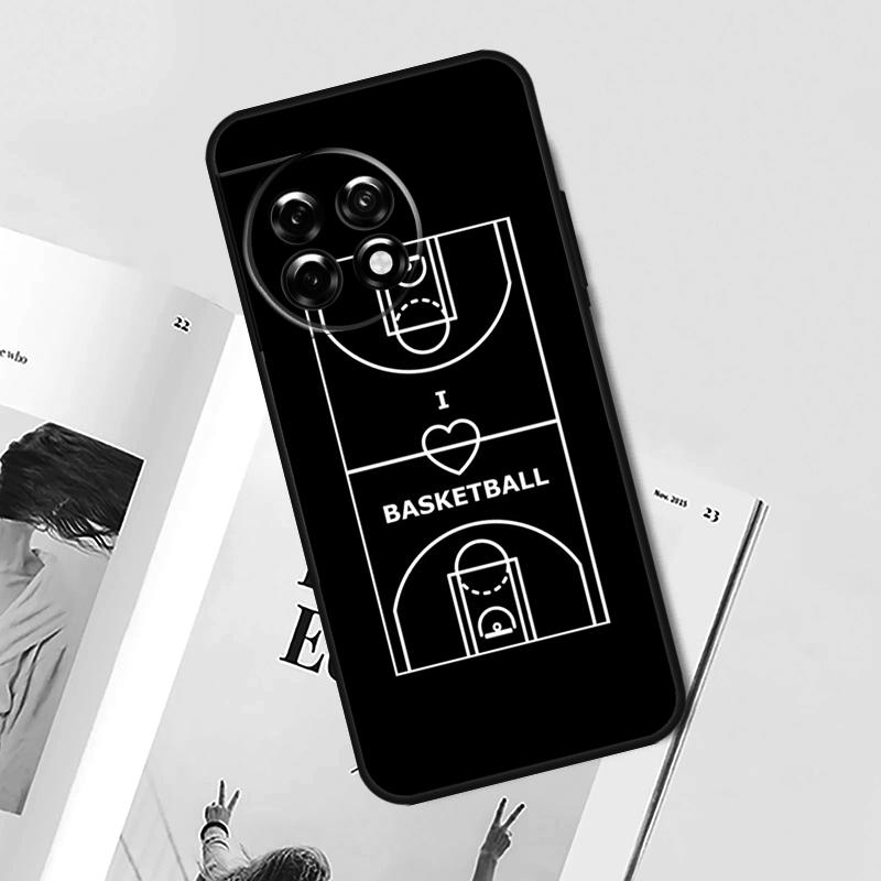 Basketball Court Case For OnePlus Nord CE 5 3 4 Lite N20 N30 OnePlus 15 13 12 11 10 Pro 12R 13R 10T 13T Cover