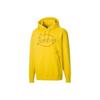 Men's Casual Sports Printed Pullover Hoodie In Yellow