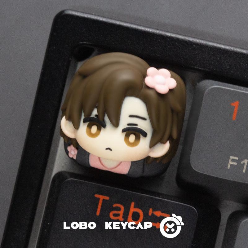 Daomu Biji Handmade Keycaps: Wu Xie, Zhang Qiling, Hei Hua Creative DIY Set