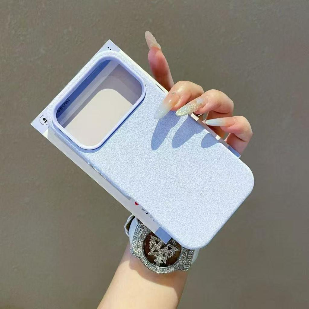 Lychee Texture Case: Drop-Proof, Magnetic Protection for iPhone 17 Pro Max, 16 Pro, 15, and 14.