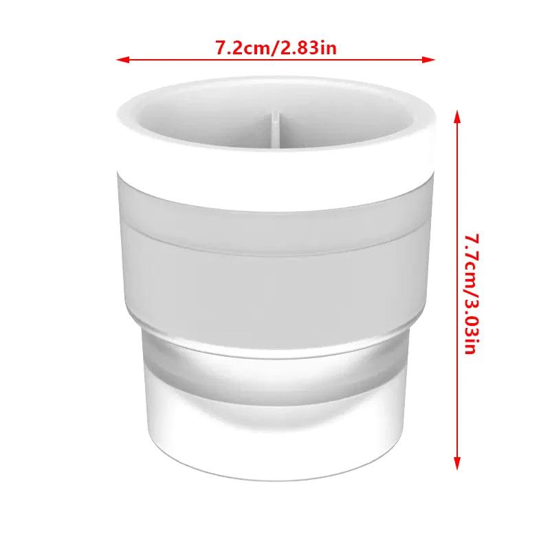 Silicone Round Ice Hockey Mold Maker Large Spherical Ice Cube Ice Tray Grinder Suitable For Bar Home Kitchen Supplies