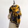 New Luxury Design Winter Two-Sided Cashmere Jacquard Scarves High Quality Women Thicken Wrap Shawl Ladies Brand Pashmina Scarf