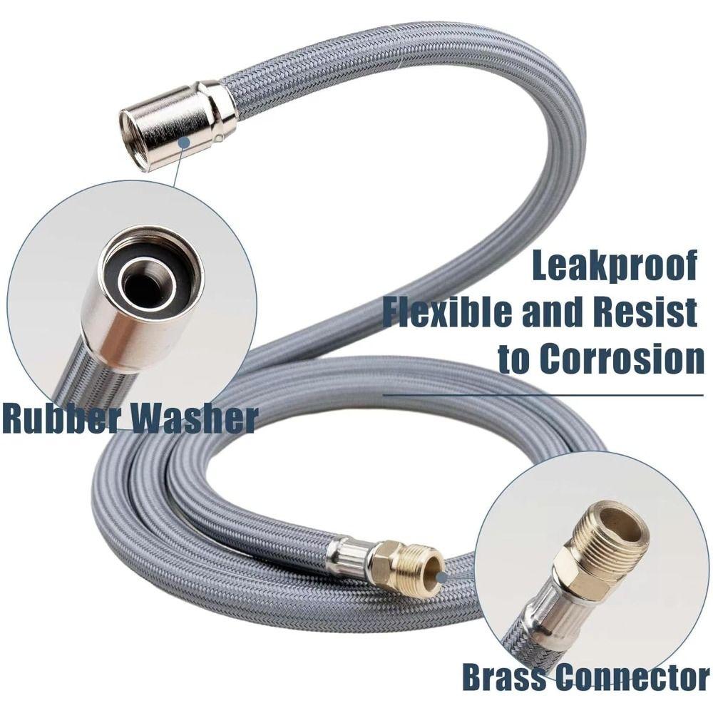 150cm Ausziehbare Duschschlauch Beckenarmaturteile Professioneller Armaturenschlauchersatz Badezimmer