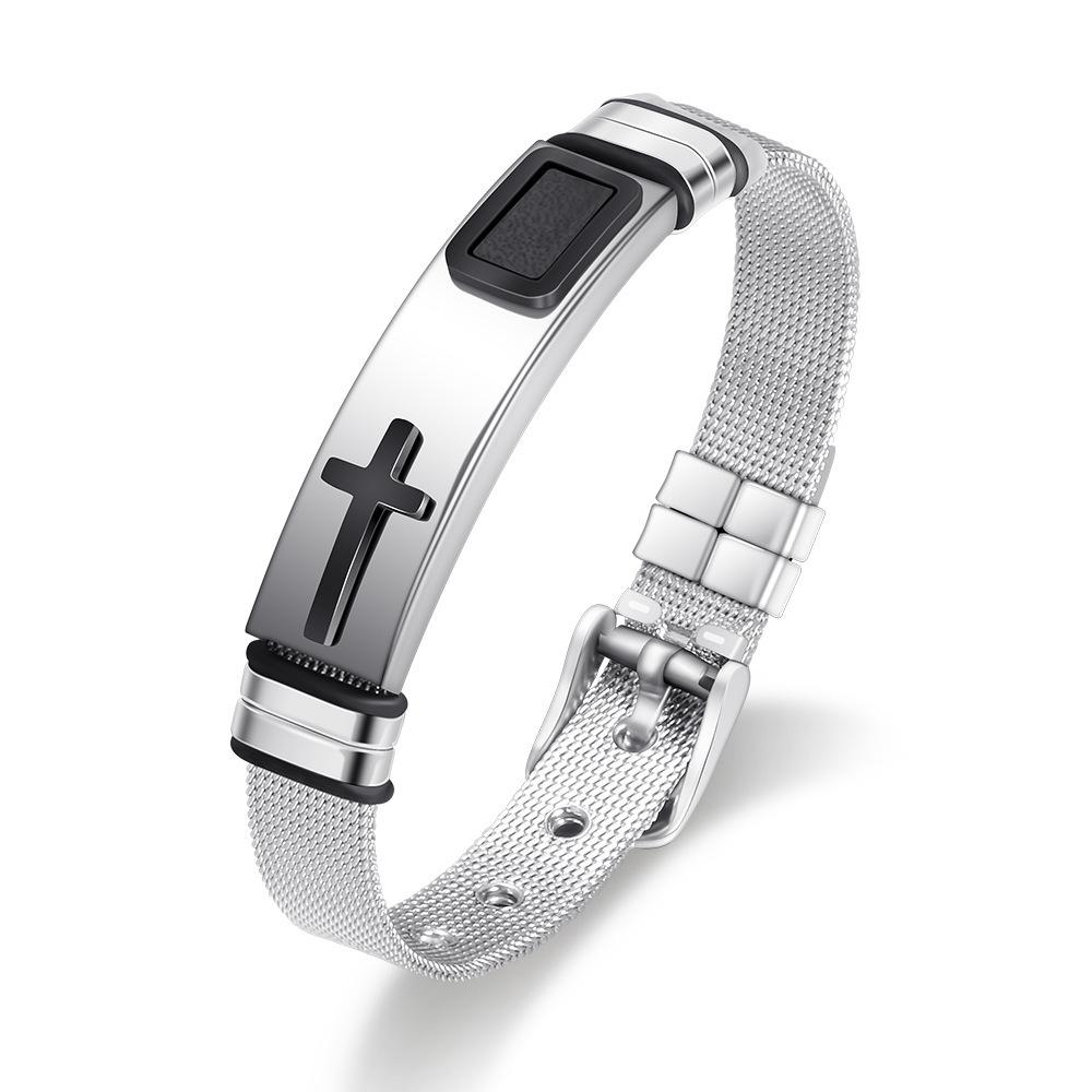 10MM Two-Tone Gold and Silver Stainless Steel Mesh Watch Strap