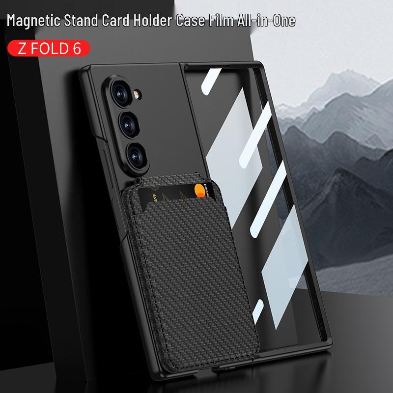 Magnetic Card Holder Stand Case for Samsung Z Fold7/6/5 - Multifunctional, Detachable, Ultra-thin Protection