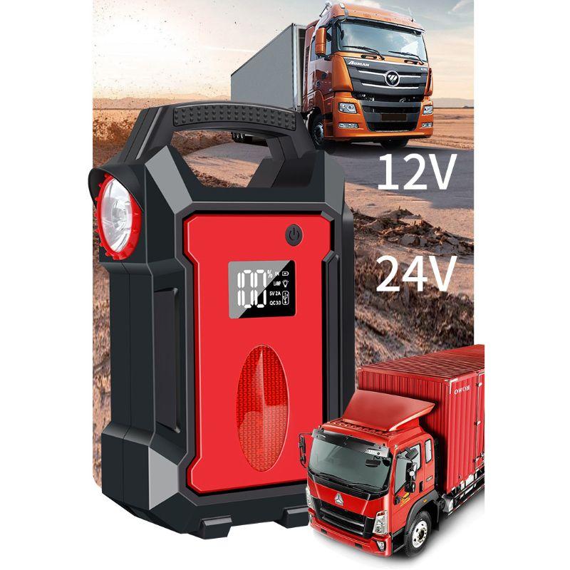 Автомобильное зарядное устройство 12/24 красный/чёрный — фото 5