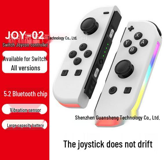 Switch Joy-Con Wireless RGB Bluetooth Game Controller Pair with Lights