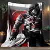 1PC Assassin Blanket Flannel Throw for Sofa, Indoor, Camping, Living Room, Office, Chair, And Bed Soft Birthday Christmas Gift