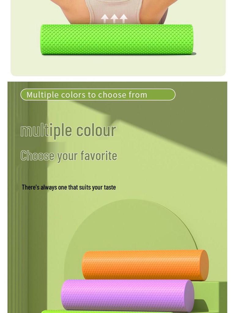 PE Yoga Foam Roller for Fitness and Pilates Exercises