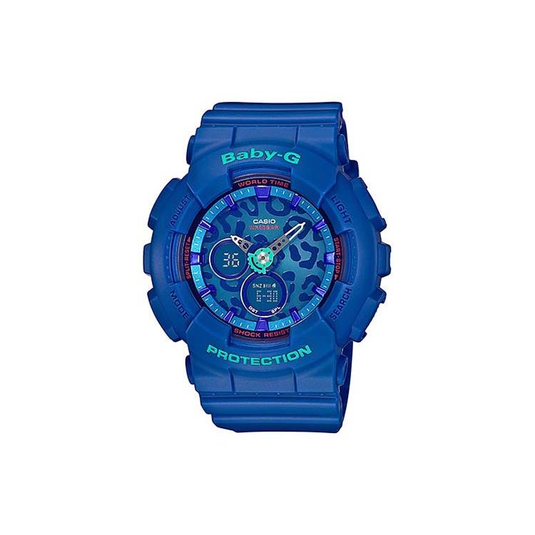 Женские часы CASIO BABY-G Синие BA-120LP-2A BA-120LP-2A Blue Dial