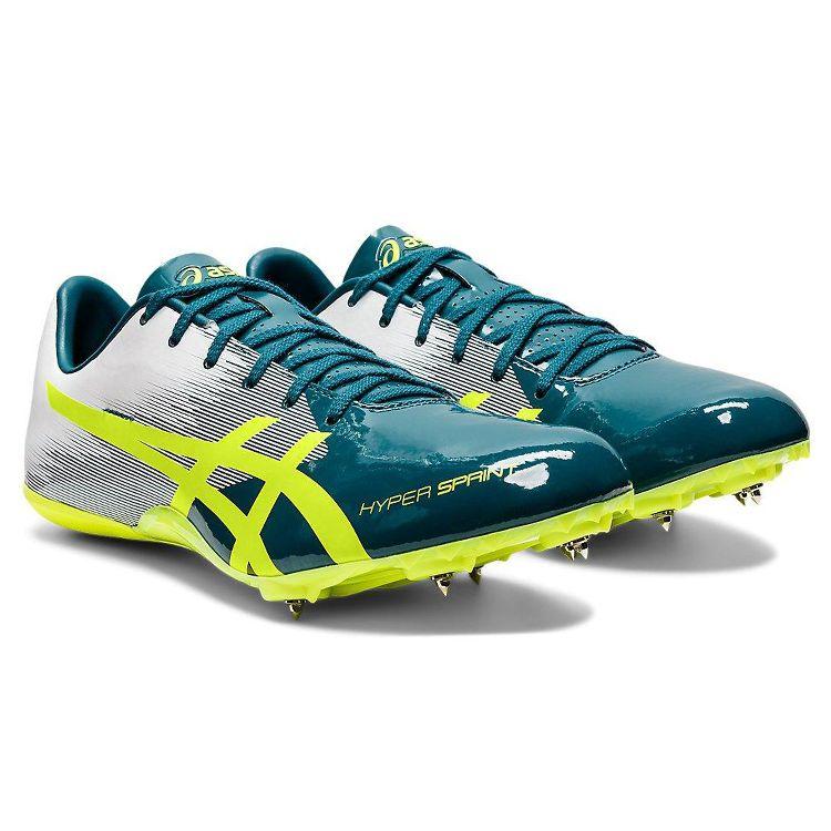Asics Hyper Sprint 7 Comfortable Low-Top Sprinting Shoes Men sneaker White Green 1091A015-300