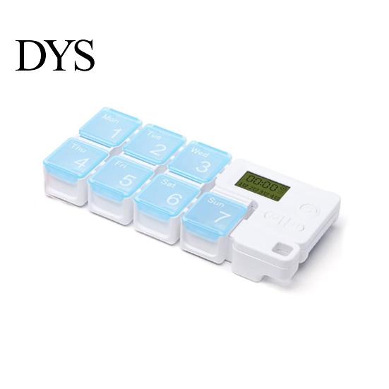 Electronic Pill Dispenser Smart Box 7 Grids Sealed Detachable Large Capacity Backlight Timing Case Reminder Portable Days Storage Organizer for Trip