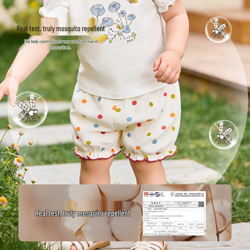 Baby Girl's Cotton Summer Shorts (2-Pack)