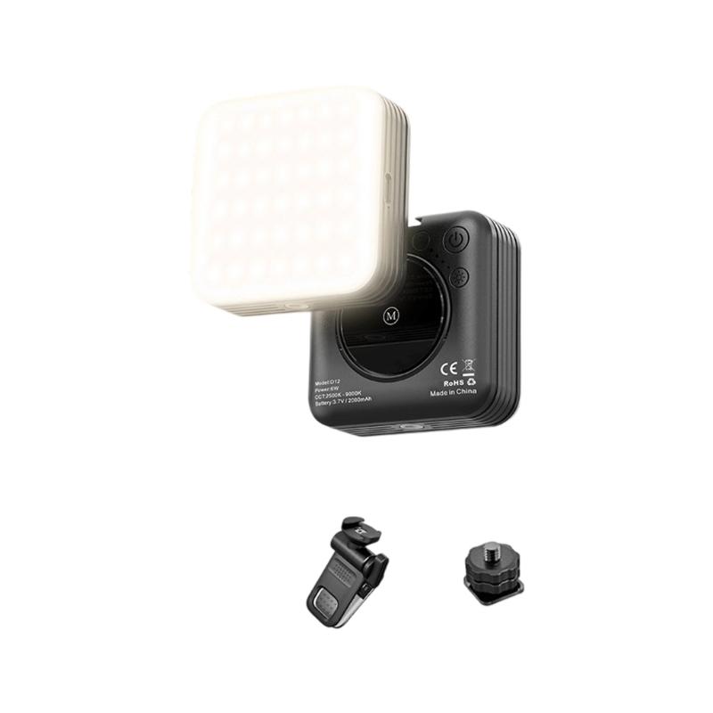 Rechargeable 2000mAh Camera Light 2500K-9000K Portable Photography Photo Lighting Panel for DSLR Camcorder Vlog