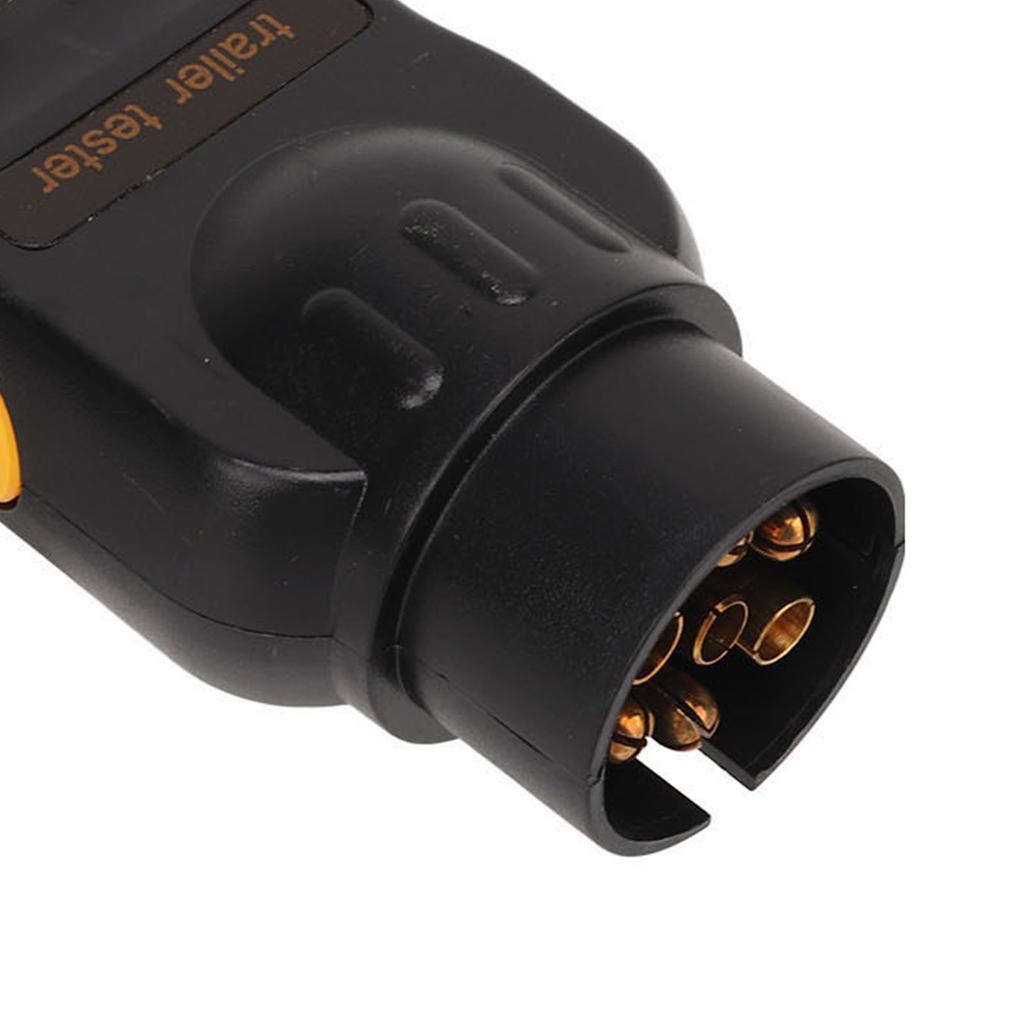 Trailer Socket Tester 7 Pin Electrical Tow Bar Wiring Circuit Light Test Tool for Truck RV